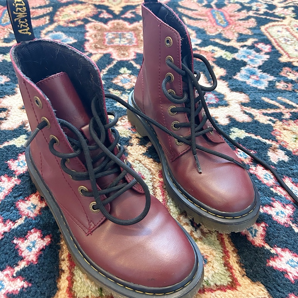 Brand New Burgundy UK Doc Martens